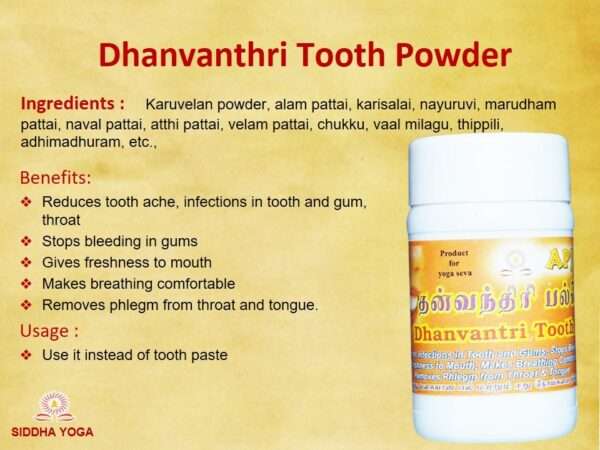 Dhanvanthri Tooth Powder - Image 2