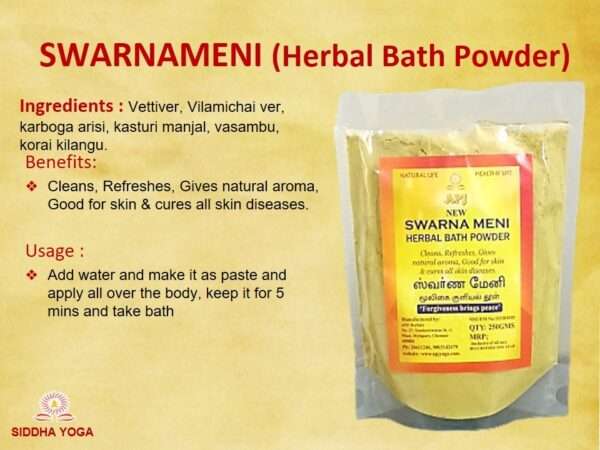 SWARNAMENI (Herbal Bath Powder) - Image 2